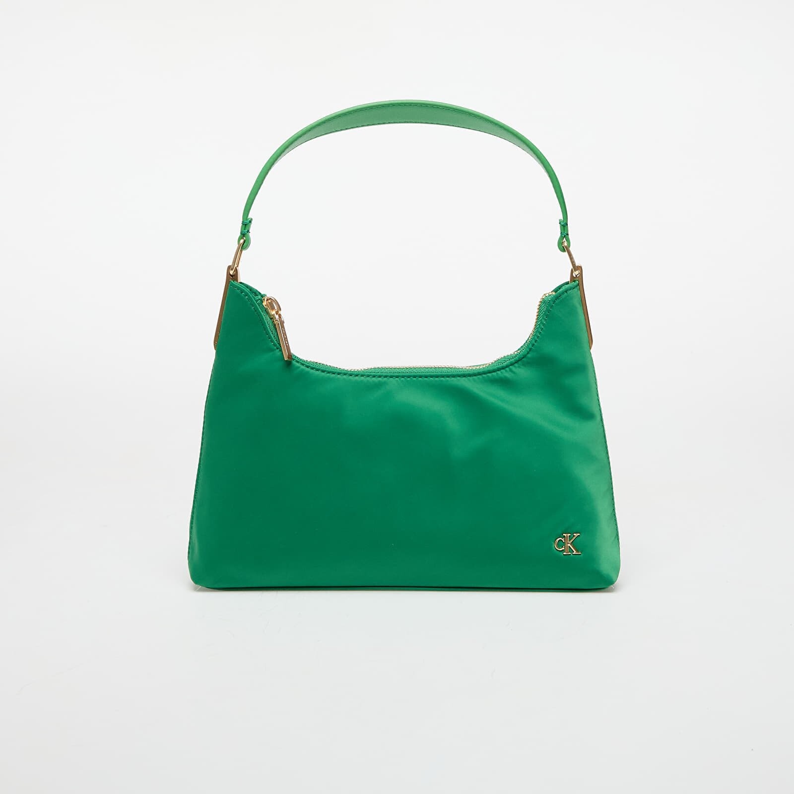 Taška Calvin Klein Jeans Satin Nylon Small Shoulder Bag Green Universal