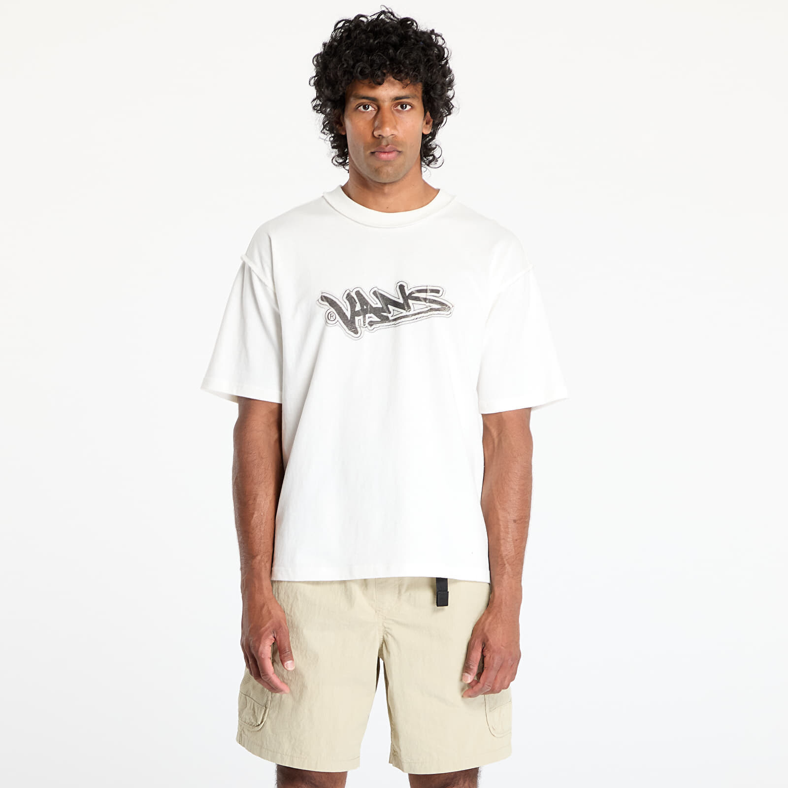 Tričko Vans LX Slap Short Sleeve Tee Marshmallow M