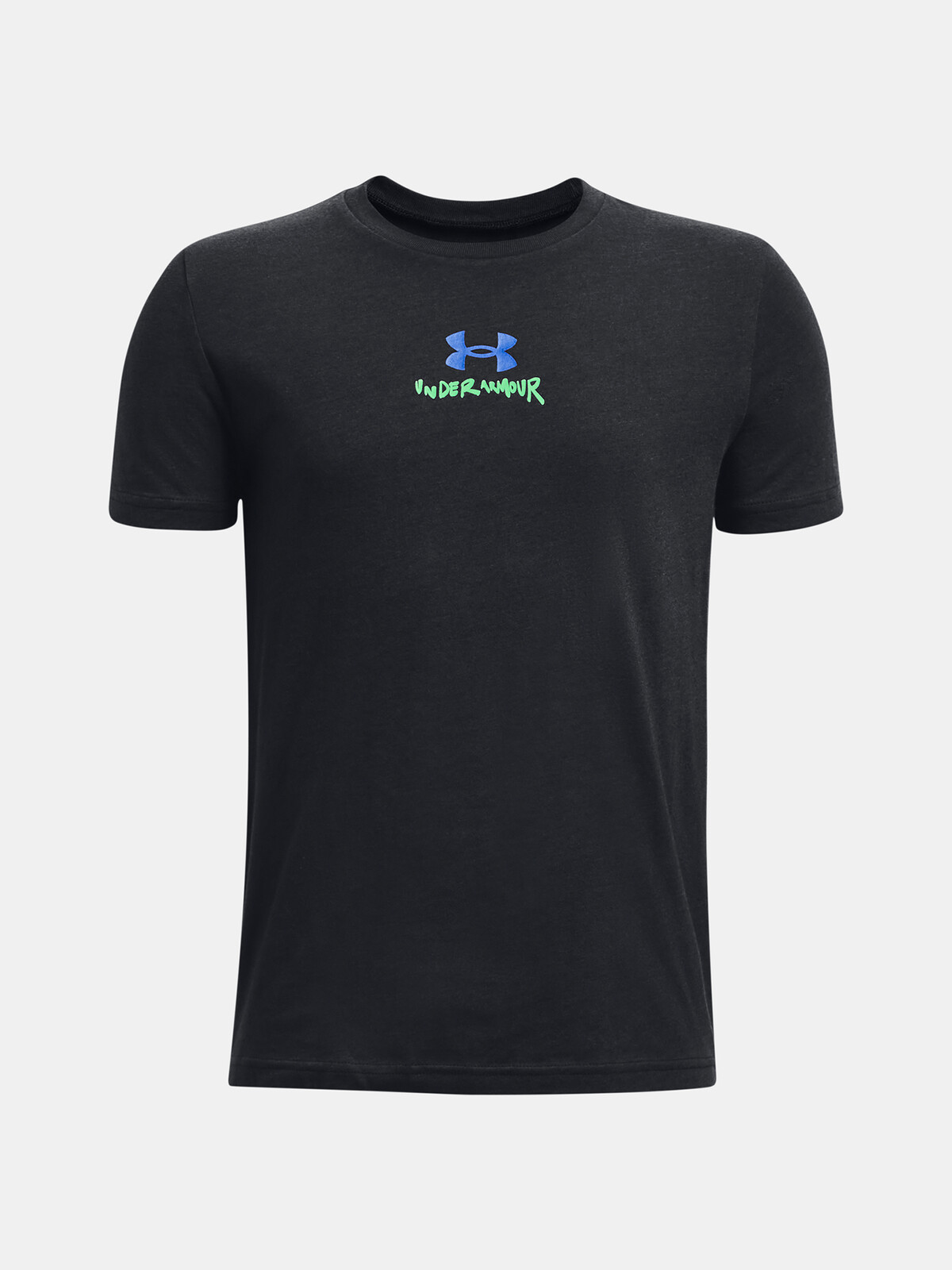 Čierne tričko Under Armour UA SCRIBBLE BRANDED SS