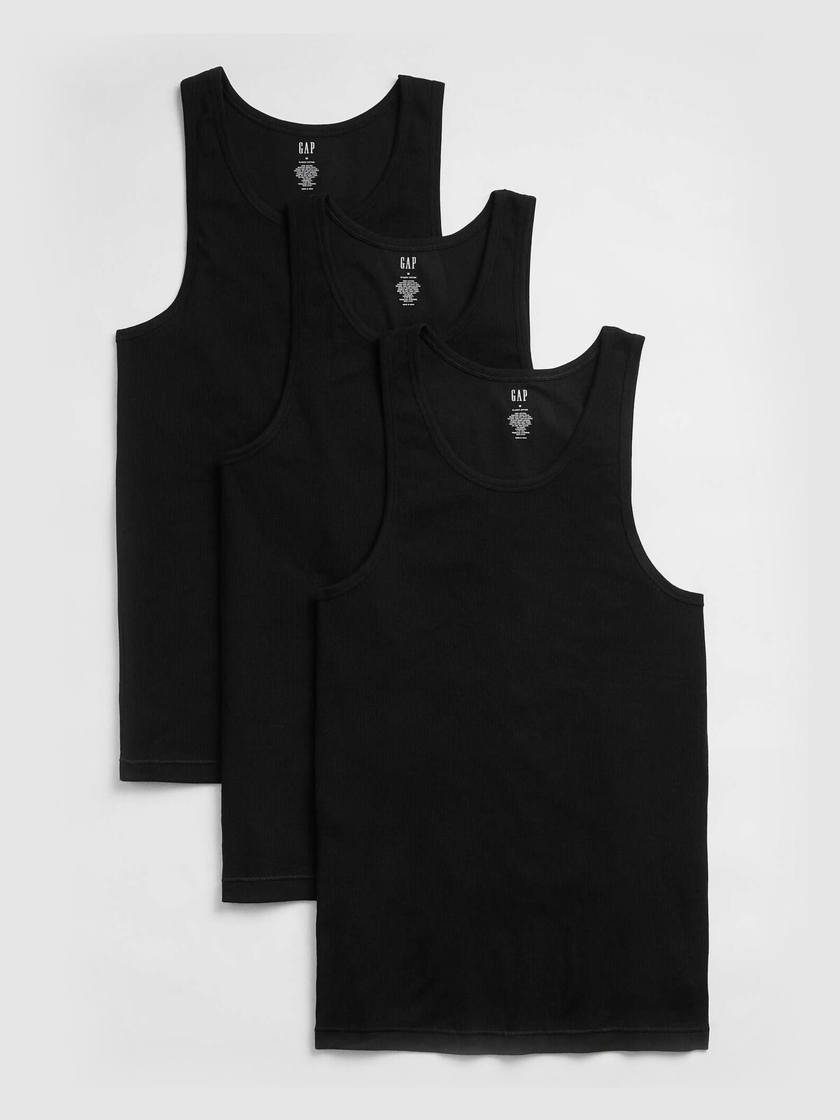 GAP Cotton tank top, 3 pcs - Men's