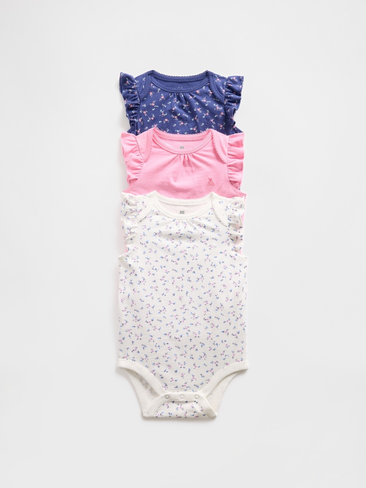 GAP Baby bodysuit, 3pcs - Girls