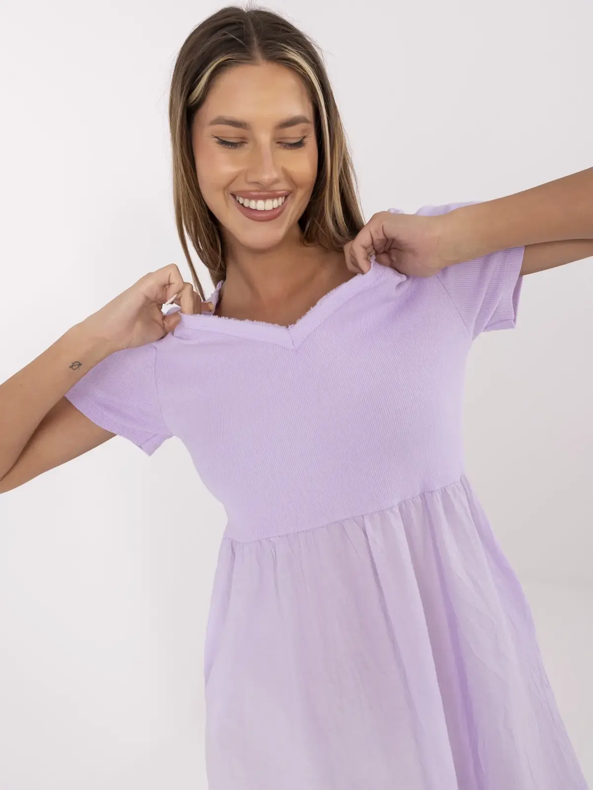 Dress-DHJ-SK-25370.85-Light Purple