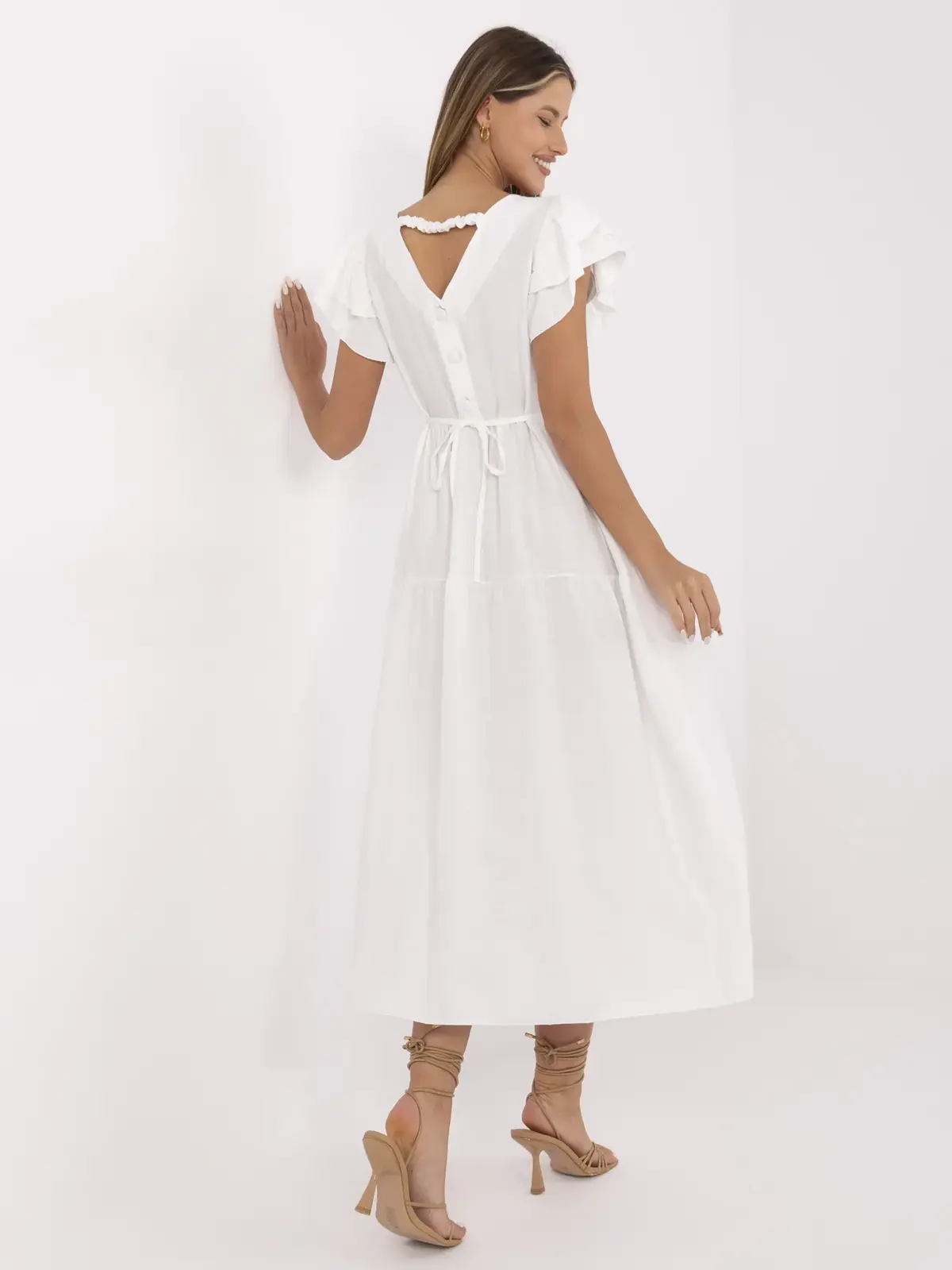 Dress-MI-SK-A2489.21-ecru