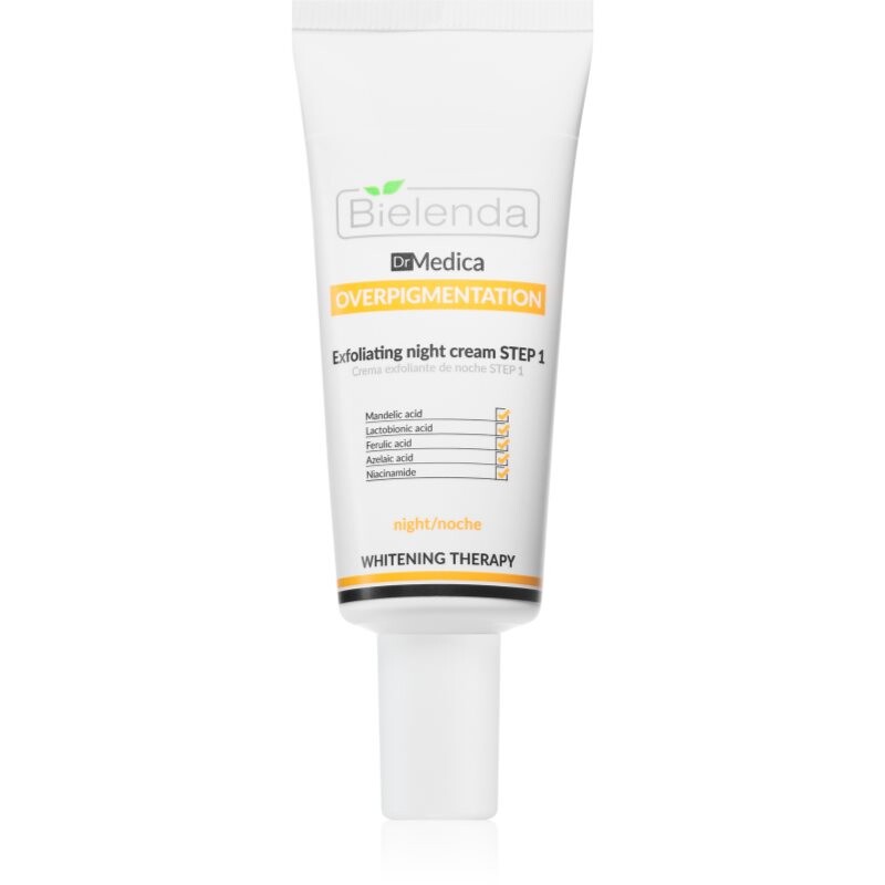 Bielenda Dr Medica Overpigmentation nočný pleťový krém s exfoliačným účinkom 30 ml