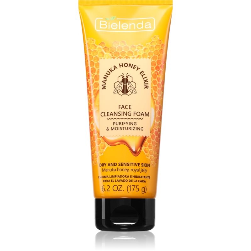 Bielenda Manuka Honey hydratačná čistiaca pena pre veľmi suchú a citlivú pleť 175 g