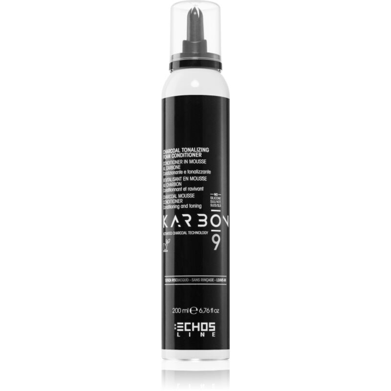 Echosline CHARCOAL Karbon 9 penový kondicionér s aktívnym uhlím 200 ml