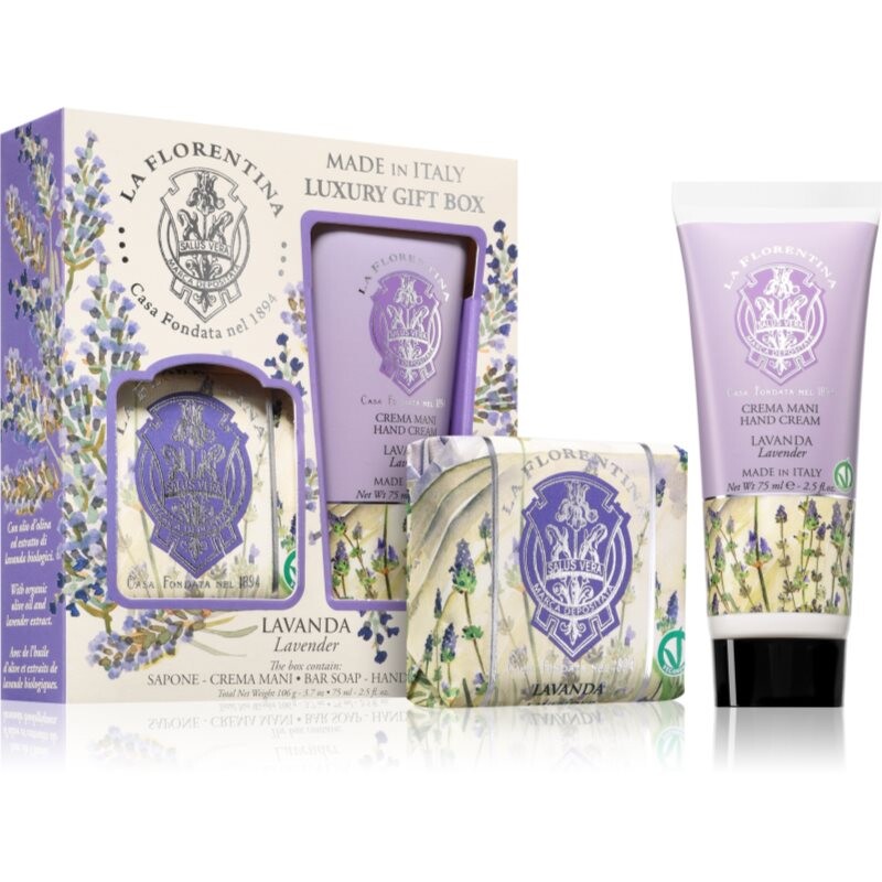 La Florentina Lavender Soap and Hand Cream darčeková sada