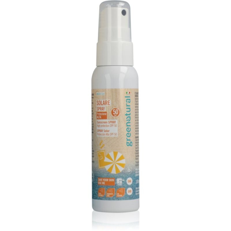 Greenatural Sunscreen Spray SPF 50 opaľovacie mlieko v spreji SPF 50 100 ml