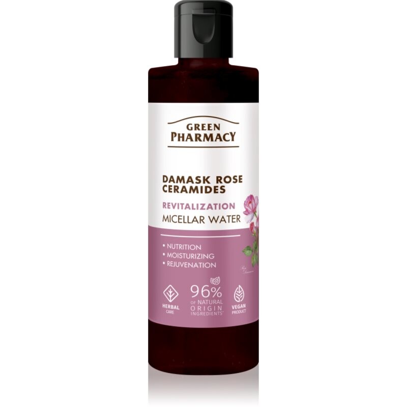 Green Pharmacy Damask Rose & Ceramides Micellar Water čistiaca micelárna voda 200 ml