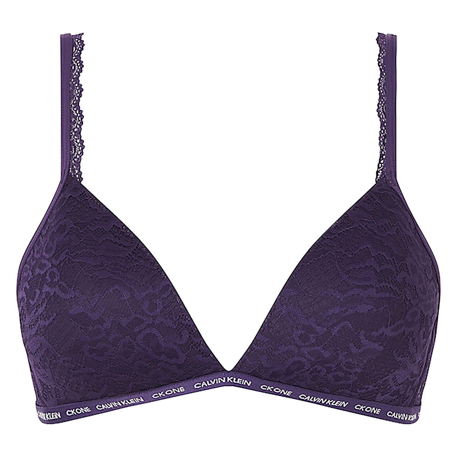 Dámska vystužená podprsenka CK1 Lace-Light QF6199E-VOM - Calvin Klein S