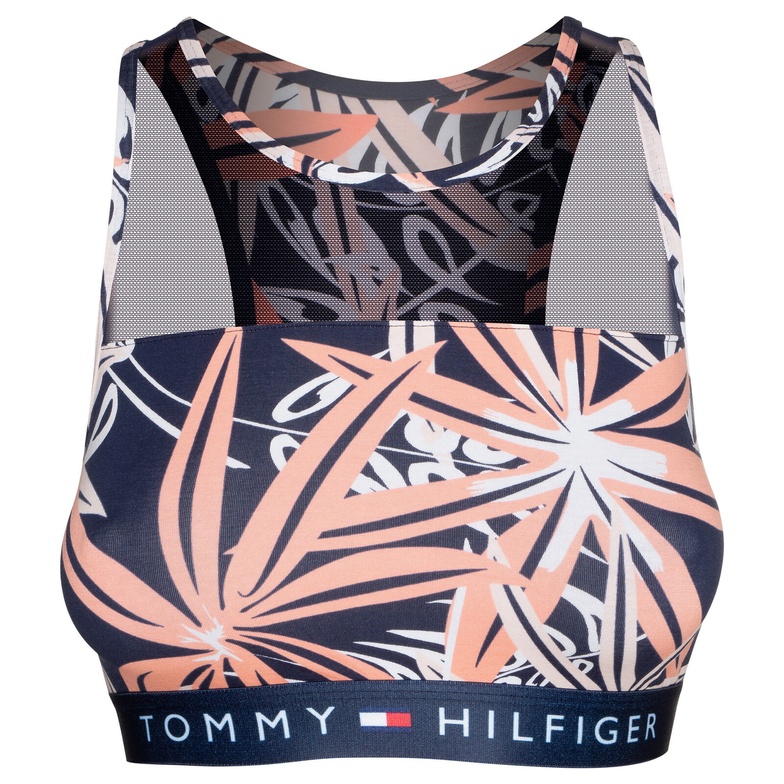 Dámska športová podprsenka s potlačou Aloha UW0UW00546 - Tommy Hilfiger S