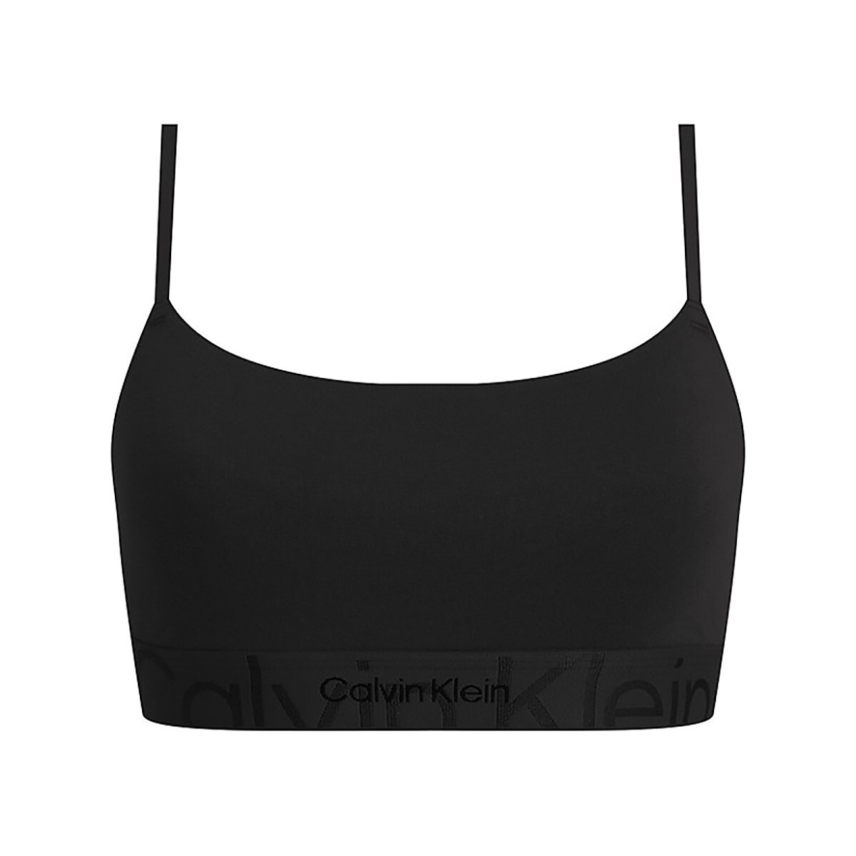 Dámska športová podprsenka Monolith Cotton QF6989E-UB1 - Calvin Klein L
