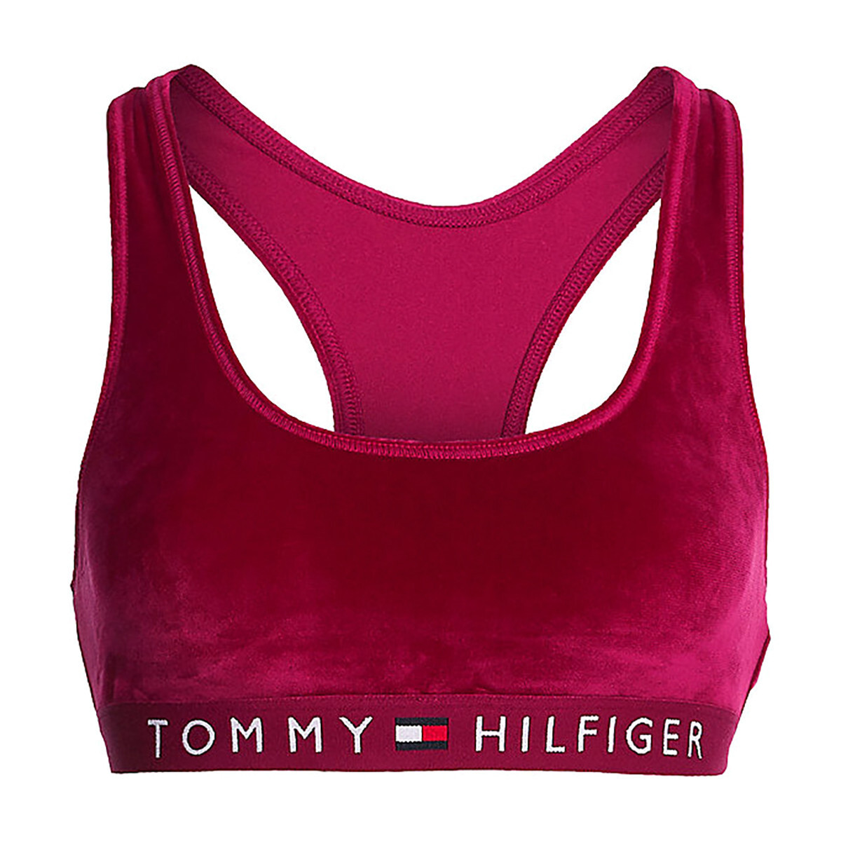 Dámska športová podprsenka Velour UW0UW03979-VWU - Tommy Hilfiger S
