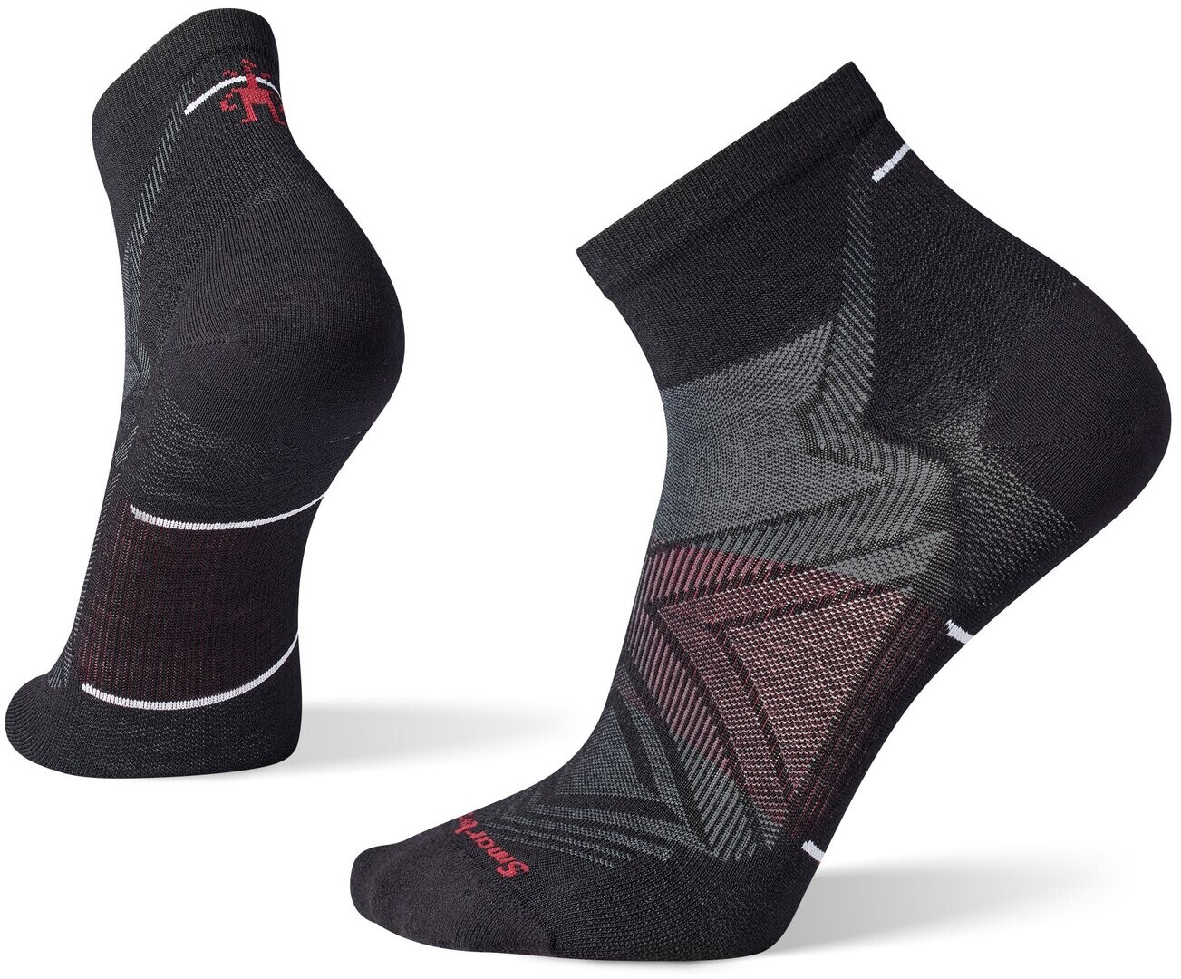 Smartwool RUN ZERO CUSHION ANKLE black Veľkosť: L