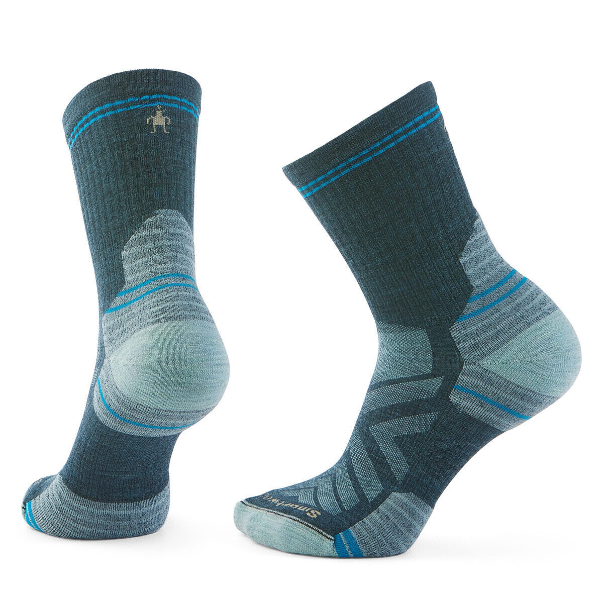 Smartwool W HIKE TARGETED CUSHION MID CREW SOCKS twilight blue Veľkosť: S