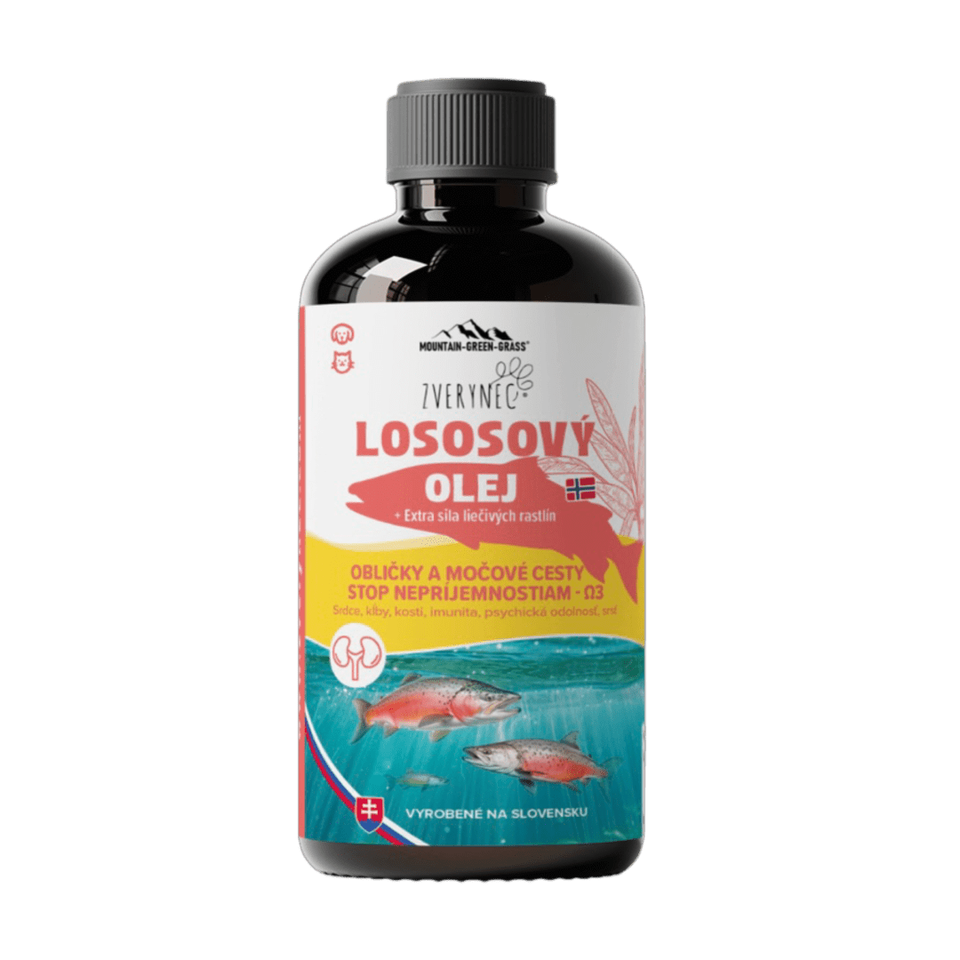 ZVERYNEC Lososový olej Obličky a močové cesty - stop nepríjemnostiam 500 ml