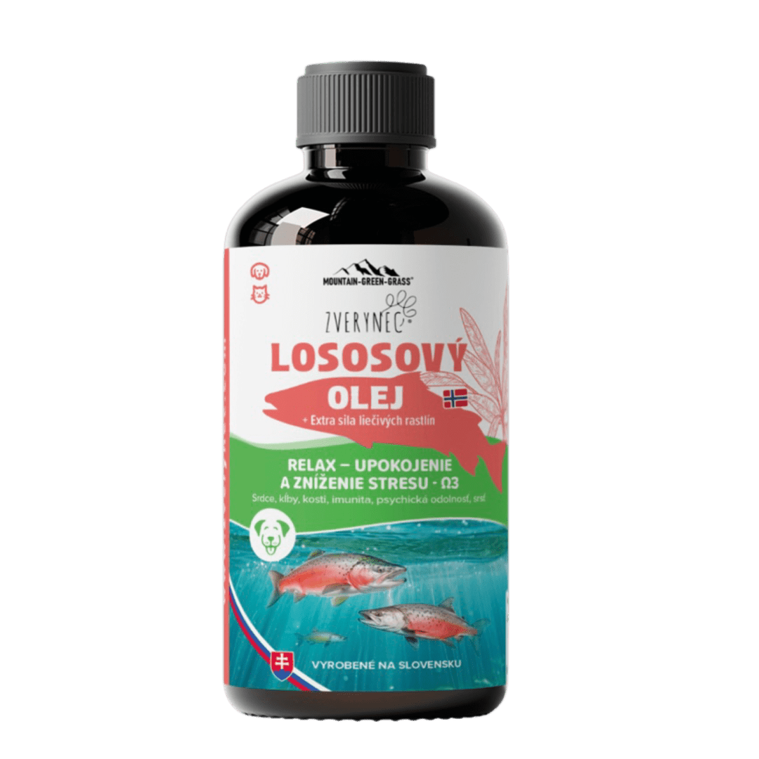 ZVERYNEC Lososový olej Relax - upokojenie a zníženie stresu 500 ml