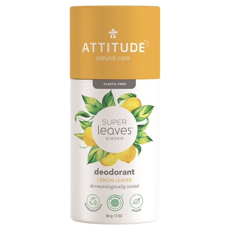 ATTITUDE Super leaves Prírodný tuhý dezodorant – citrusové listy 85 g