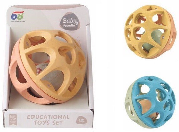 Hrkálka loptička 10cm - náhodná