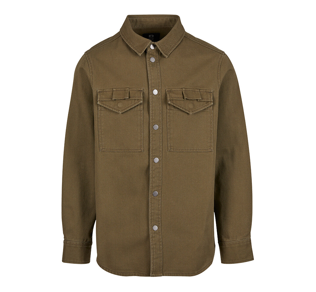 Košele Brandit Heavy Twill - olivová, S