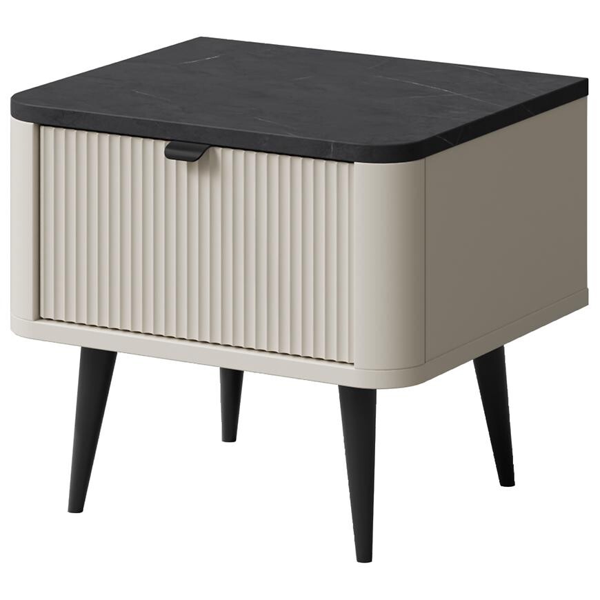 Nočný stolík Marly 17 Kašmír/Sivý kameň