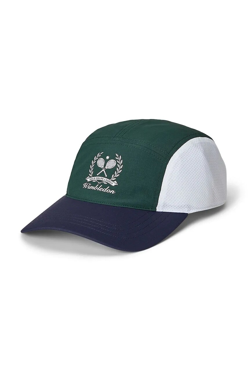 Šiltovka Polo Ralph Lauren zelená farba, s nášivkou, 710970543
