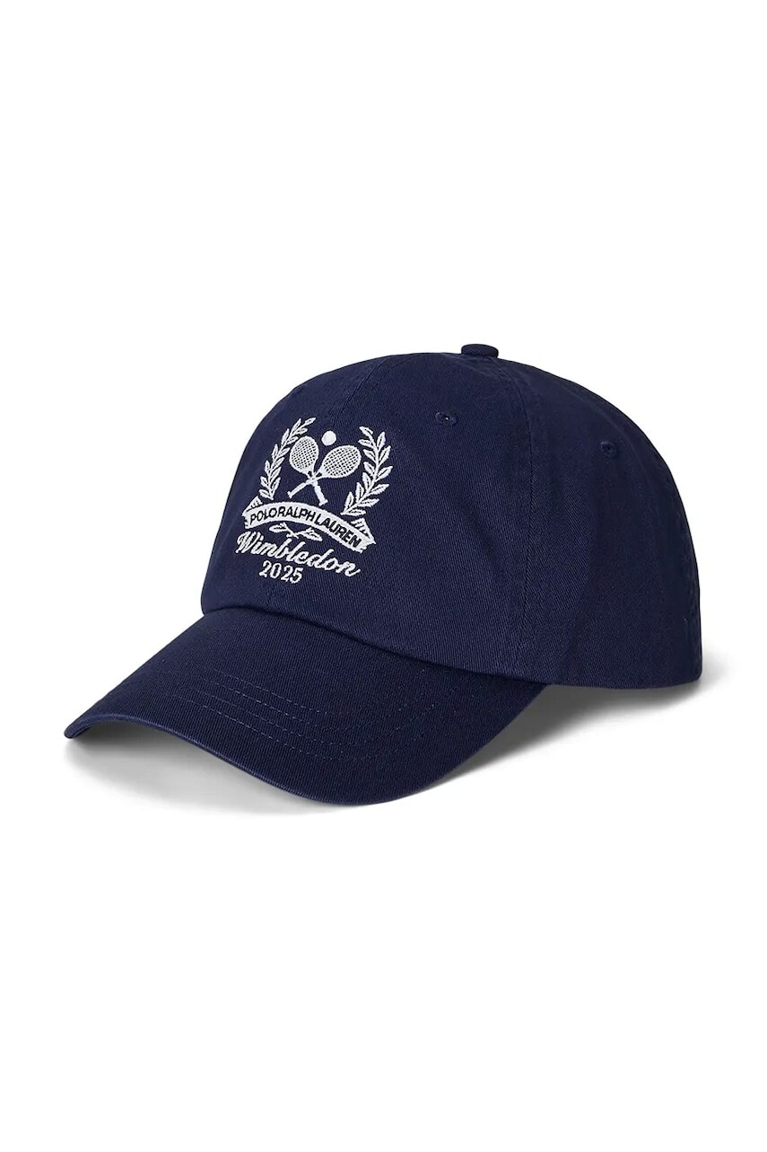 Bavlnená šiltovka Polo Ralph Lauren tmavomodrá farba, s nášivkou, 710970539