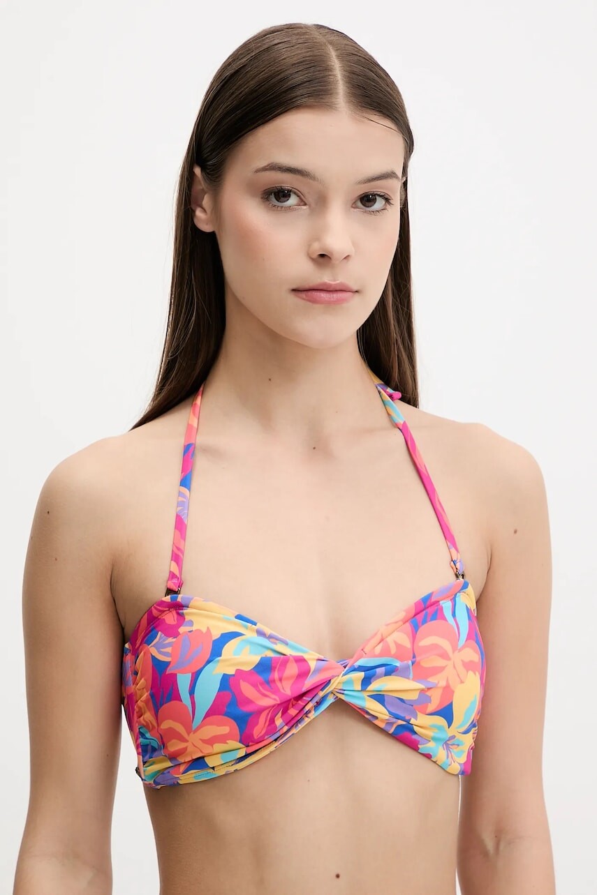 Plavková podprsenka Rip Curl ES VEDRA žltá farba, jemne vystužený košík, 0PPWSW