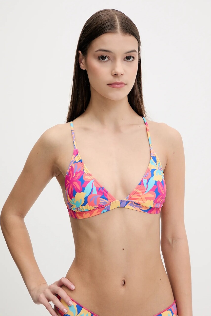 Plavková podprsenka Rip Curl ES VEDRA žltá farba, jemne vystužený košík, 0POWSW