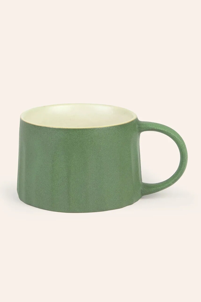 Hrnček Calma House Matcha 200 ml zelená farba
