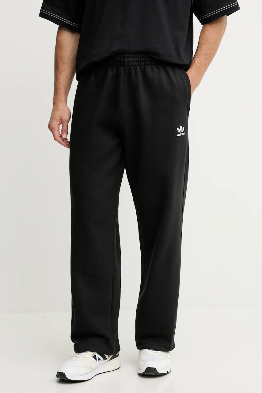 Tepláky adidas Originals Essential čierna farba, jednofarebná, JV6052