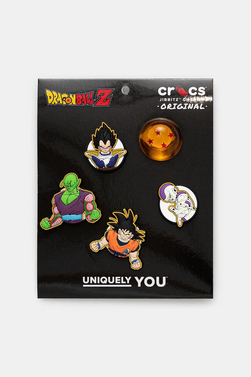 Detské odznaky na topánky Crocs Dragon Ball Z 5 Pack 5-pak čierna farba, 10014531