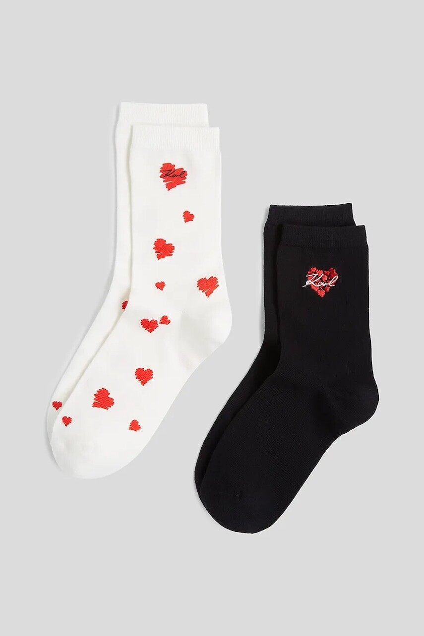 Ponožky Karl Lagerfeld 2-pak viac farieb, A3W47049