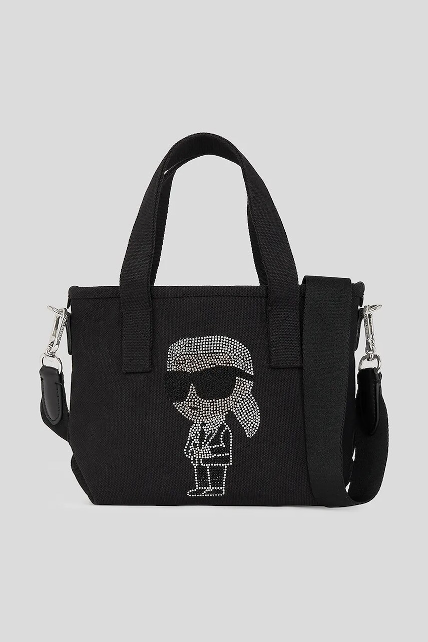 Kabelka Karl Lagerfeld čierna farba, A3W50023