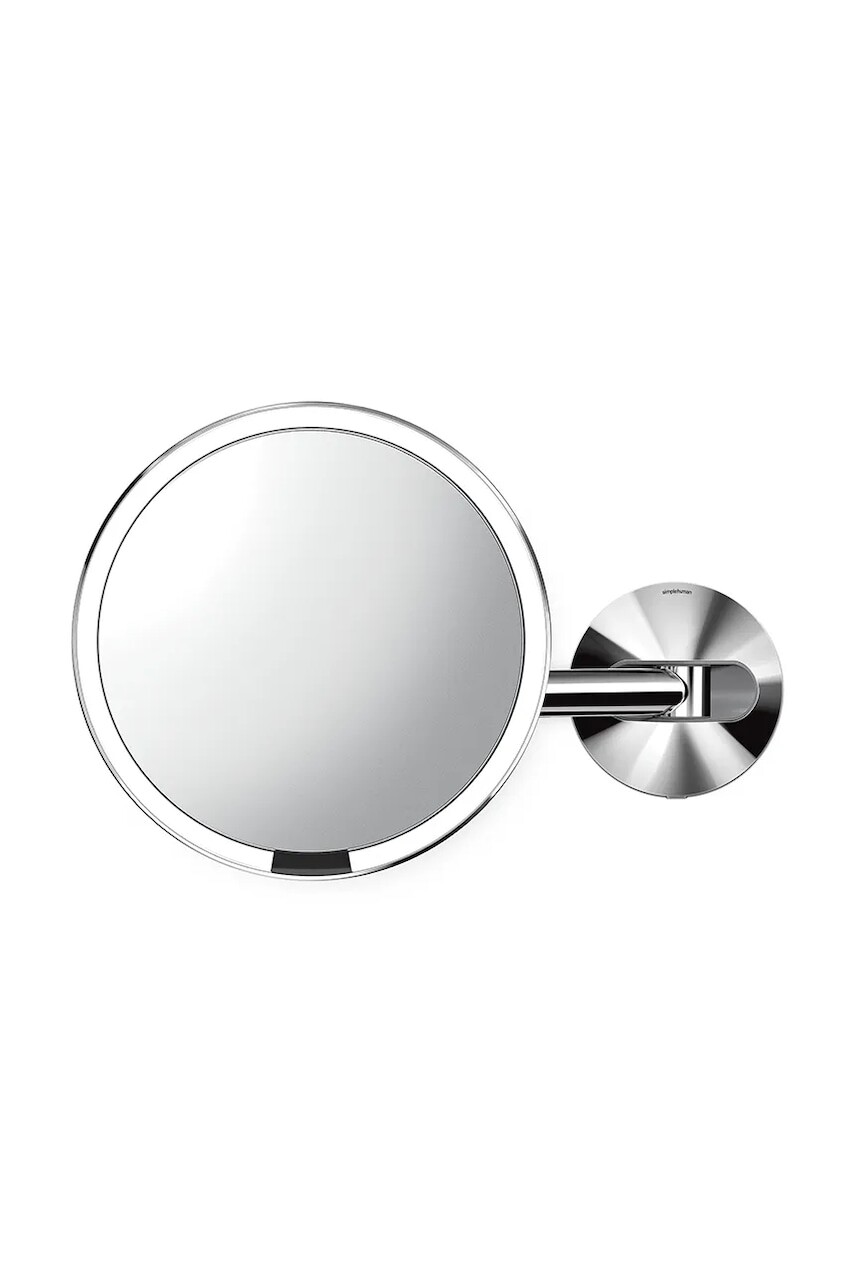 Zrkadlo s led osvetlením na montáž na stenu Simplehuman Sensor Hard-Wired šedá farba