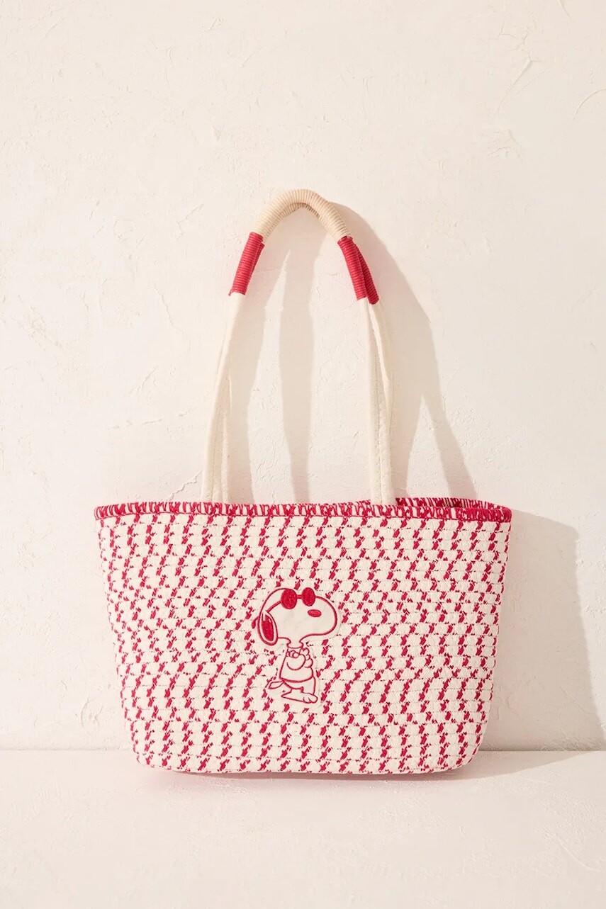 Plážový košík women'secret béžová farba, 3069515