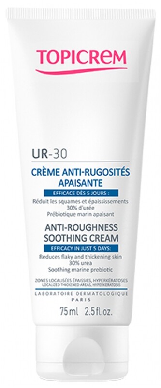 Topicrem Upokojujúci krém proti zrohovatenej pokožke UR30 (Anti-Roughness Soothing Cream) 75 ml