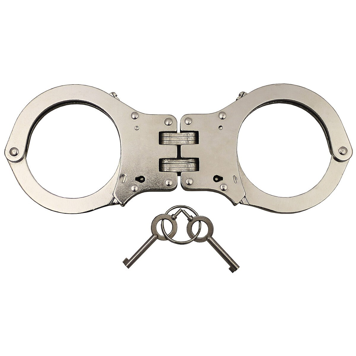 Putá policajné MFH Double Lock Kurz - strieborná