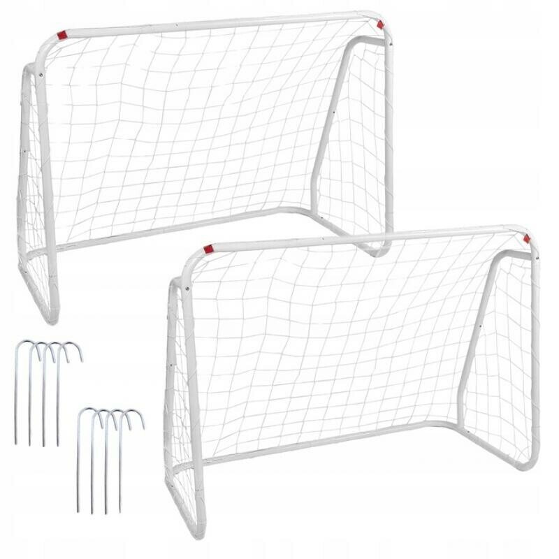 Aldotrade Futbalová bránka 124 x 96 x 61 cm , sada2 ks