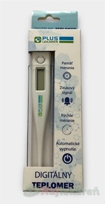 PLUS LEKÁREŇ Digitálny TEPLOMER s puzdrom 1ks