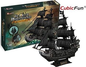 Cubicfun 3D puzzle Plachetnica Queen Anne's Revenge 328 dielikov