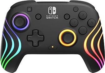 PDP Afterglow Wave Wireless Controller – Black – Nintendo Switch