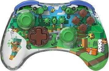 PDP REALMz Wireless Controller – Minecraft Forest Biome – Nintendo Switch