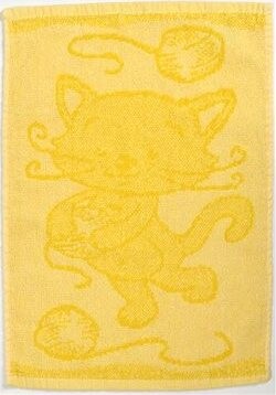 Profod Detský uterák Cat yellow 30 × 50 cm