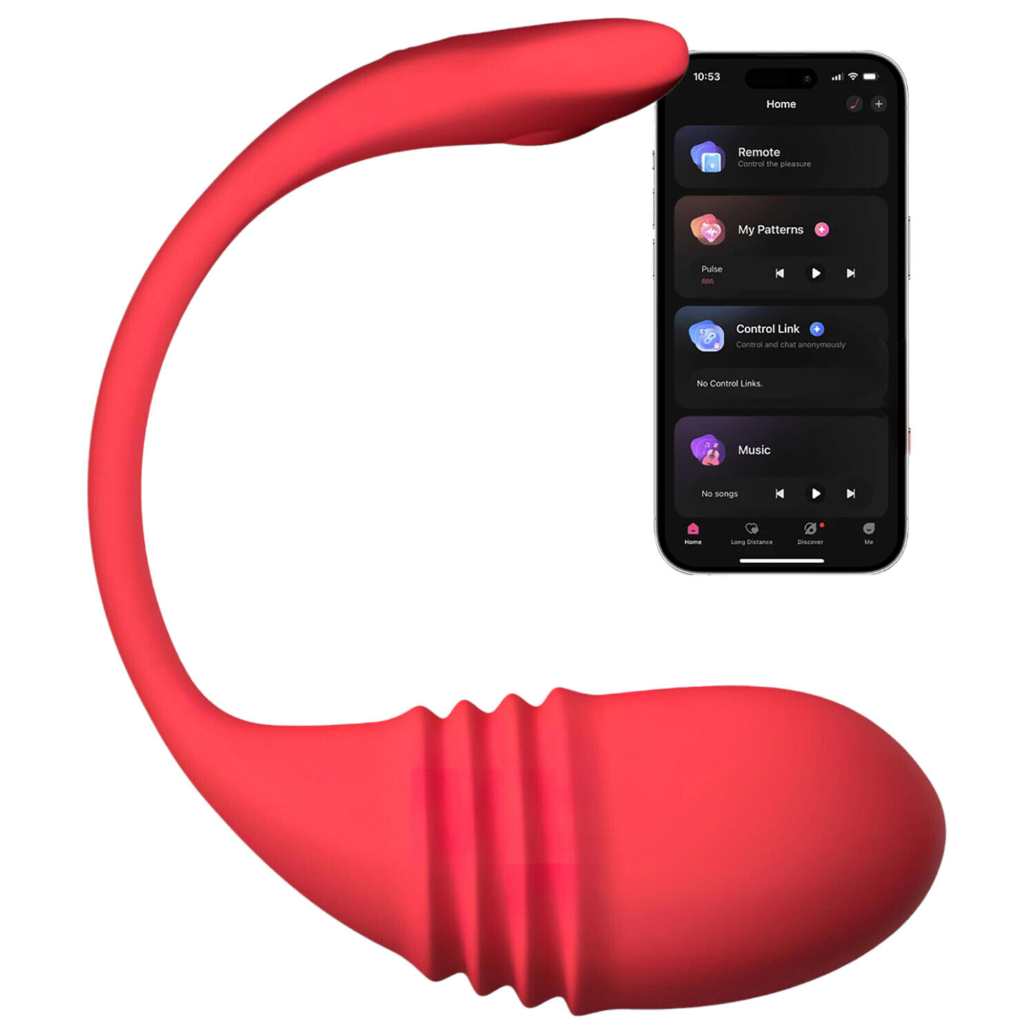 Lovense Vulse App-Controlled Thrusting Egg Vibrator