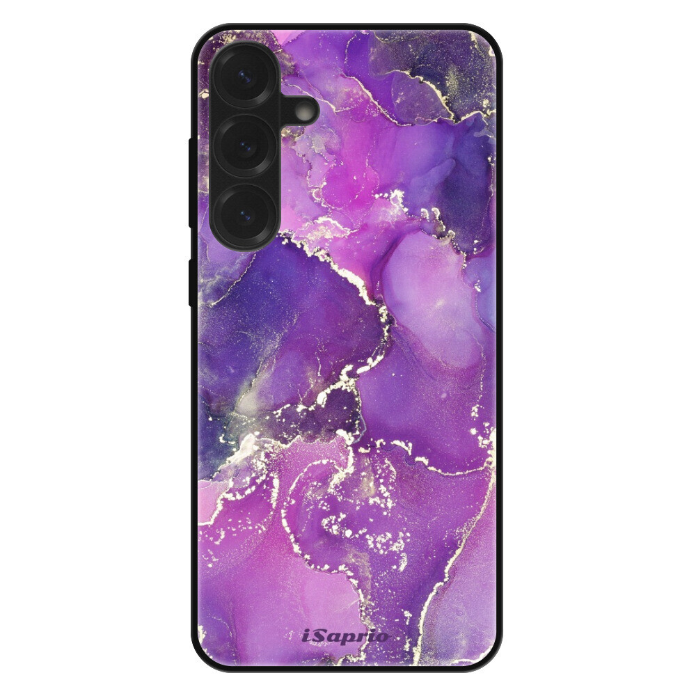 Lesklé puzdro Exclusive iSaprio - Purple Marble 10 - Samsung Galaxy S25+