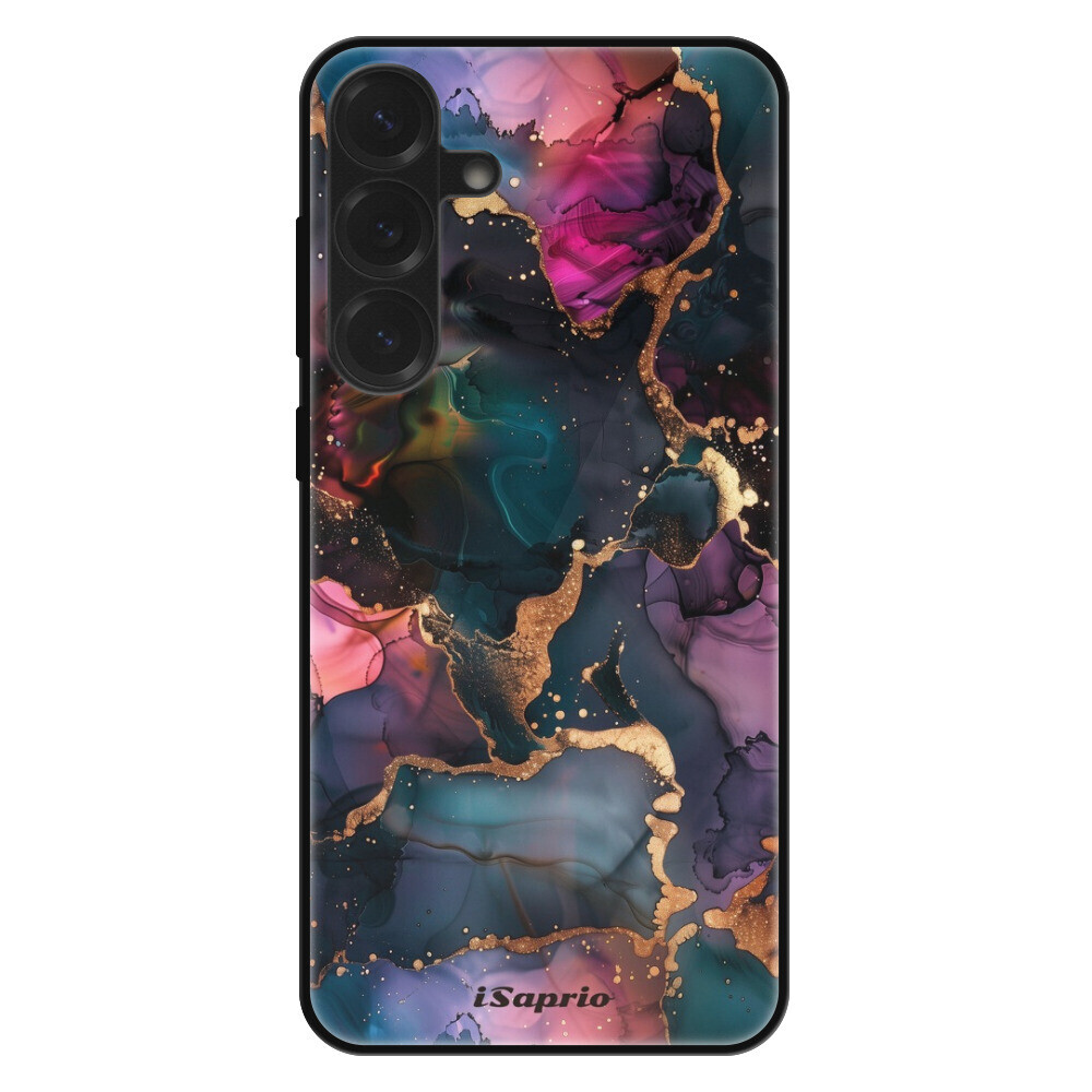 Lesklé puzdro Exclusive iSaprio - Dark Marble 10 - Samsung Galaxy S25+