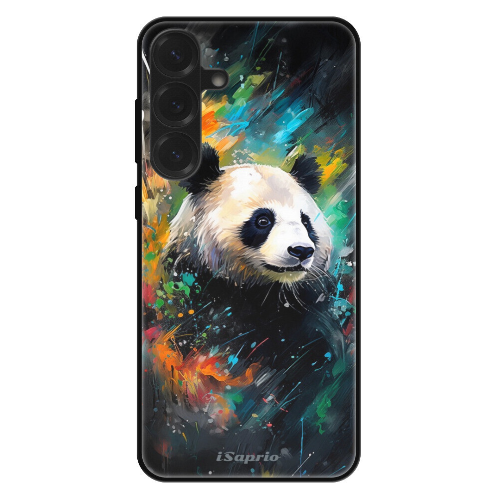 Lesklé puzdro Exclusive iSaprio - Abstract Panda - Samsung Galaxy S25+