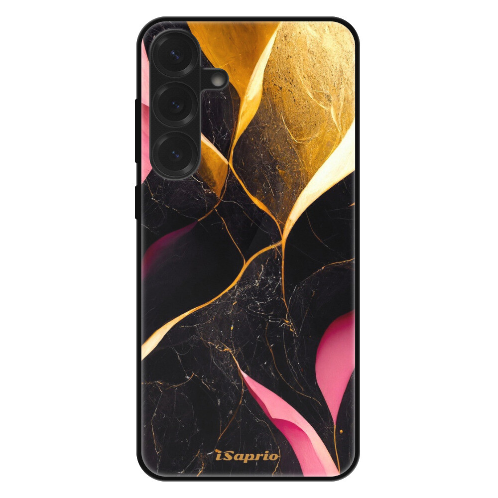 Lesklé puzdro Exclusive iSaprio - Gold Pink Marble - Samsung Galaxy S25+