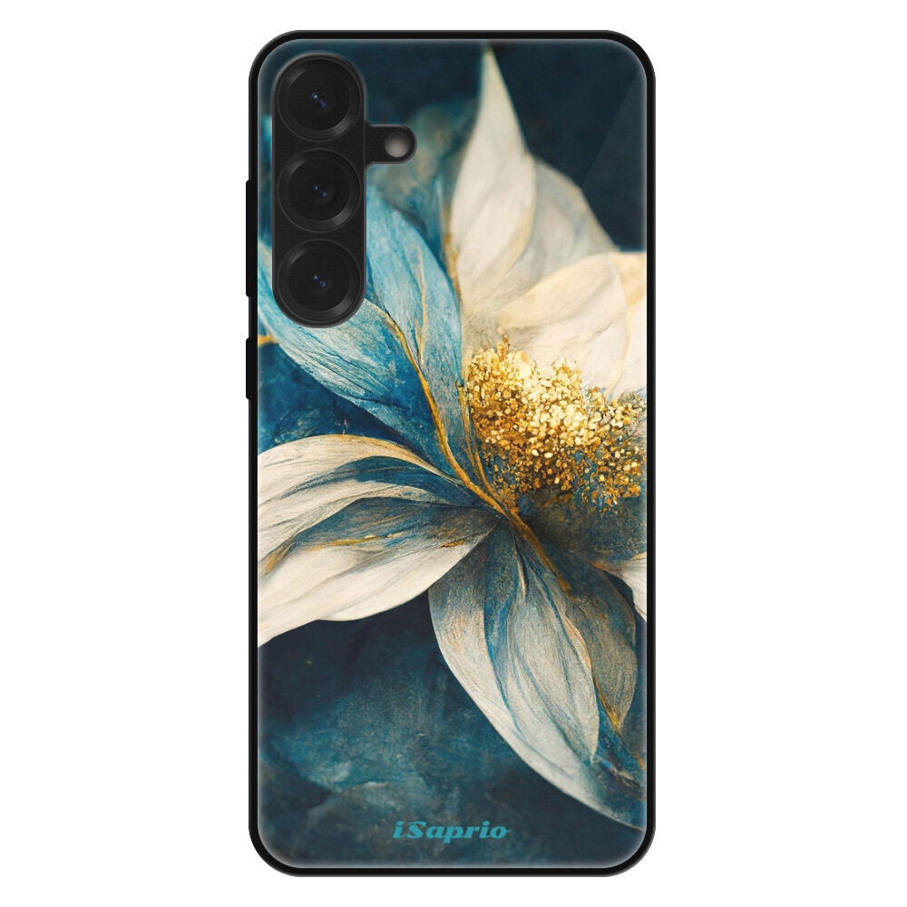 Lesklé puzdro Exclusive iSaprio - Blue Petals - Samsung Galaxy S25+